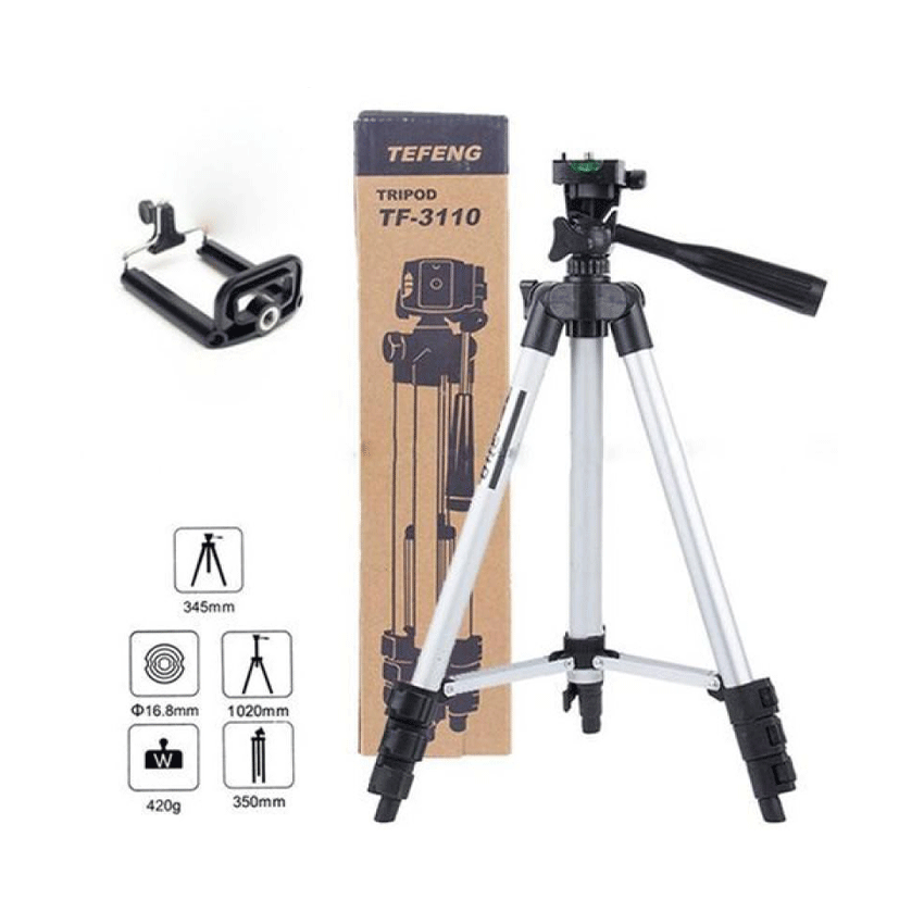 Tik Tok Stand New Tripod 3110 Camera Stand with Phone Holder Clip