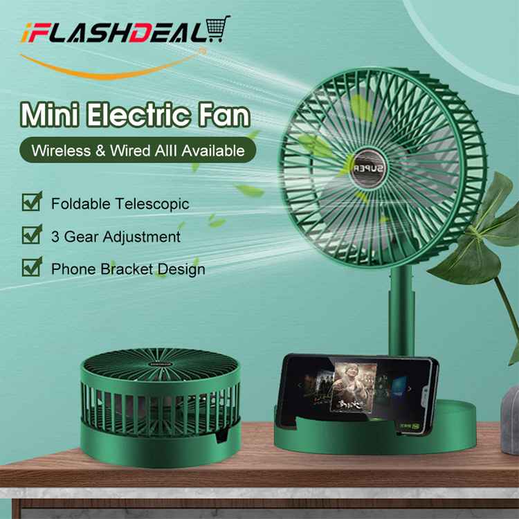 Rechargeable Electric Table Fan Table